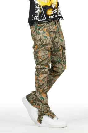 Adril Brown Tree Camo Skinny Fit Jeans - Stylish and Comfortable TrueFit Denim