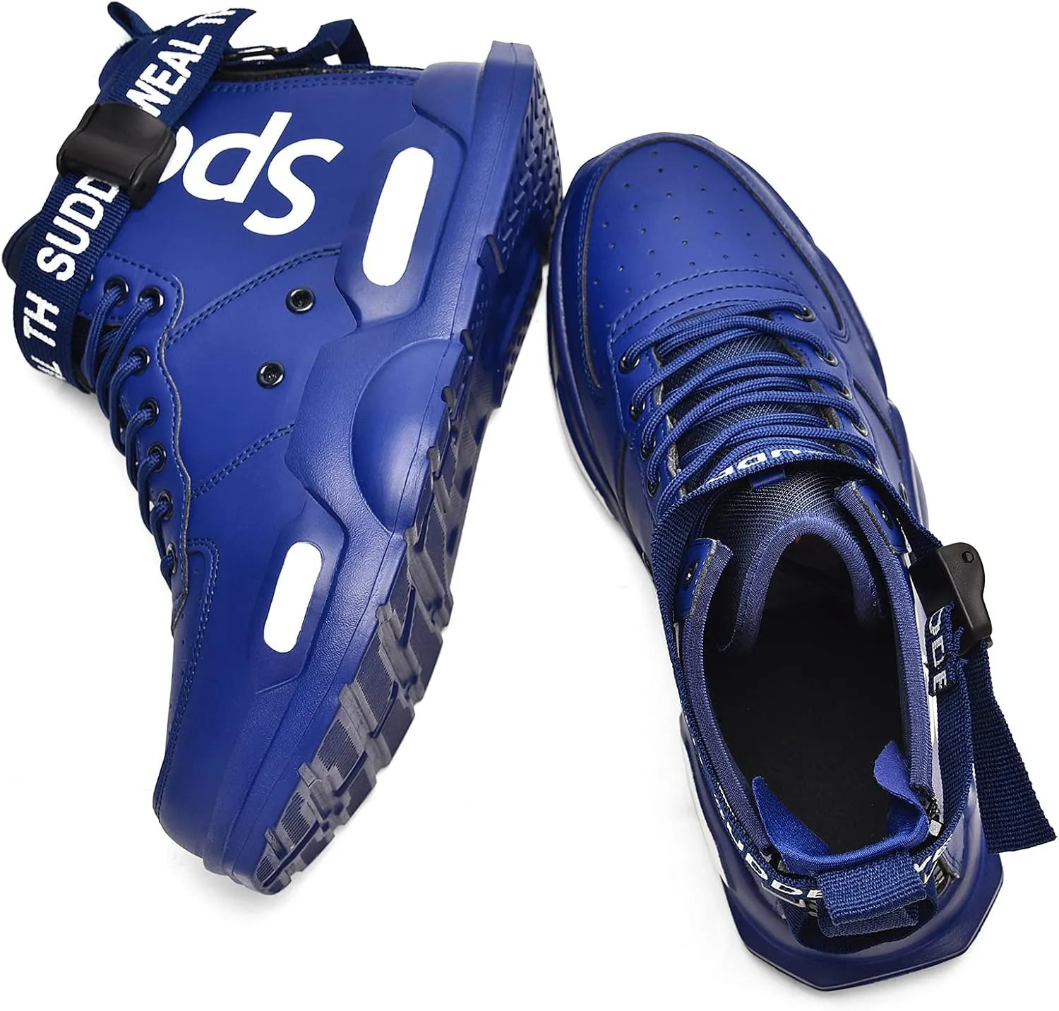 Ahico Mens Fashion Sneakers High Top Walking Shoes Sport Athletic Casual Shoe Vogue Stylish Men