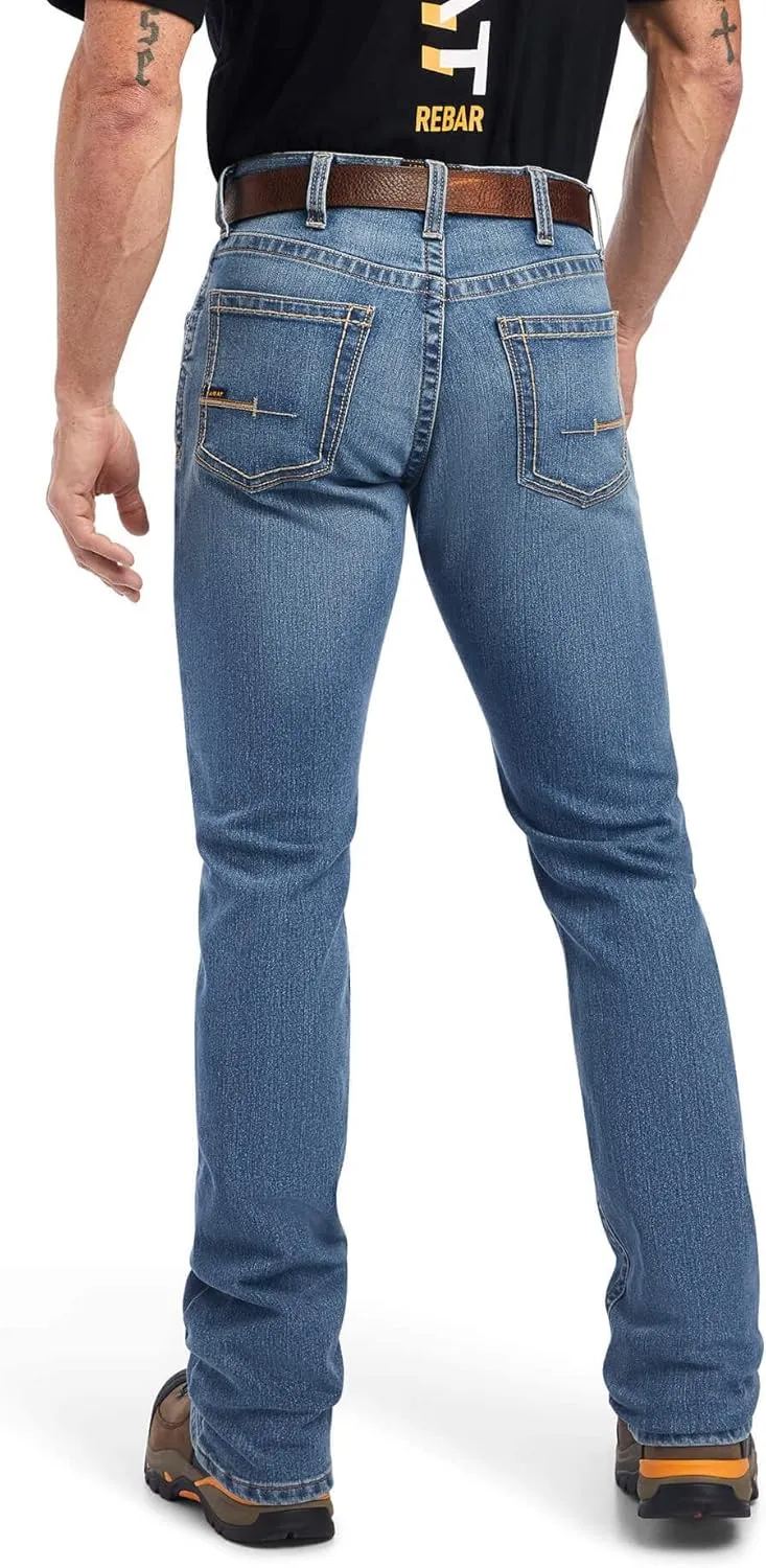 ARIAT Rebar M4 Low Rise DuraStretch Edge Boot Cut Jean