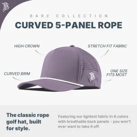 Branded Bills Vintage Old Glory PVC Curved 5 Panel Rope Hat, Fits 7-7 7/8, Adjustable Snapback | Lightweight, Comfort Stretch