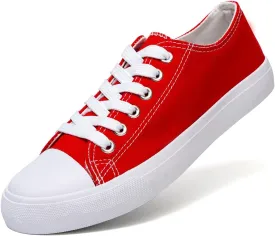 Canvas Shoes for Women Casual Low Top Sneakers Fashion Womens Tennis Shoes for Everyday Wear