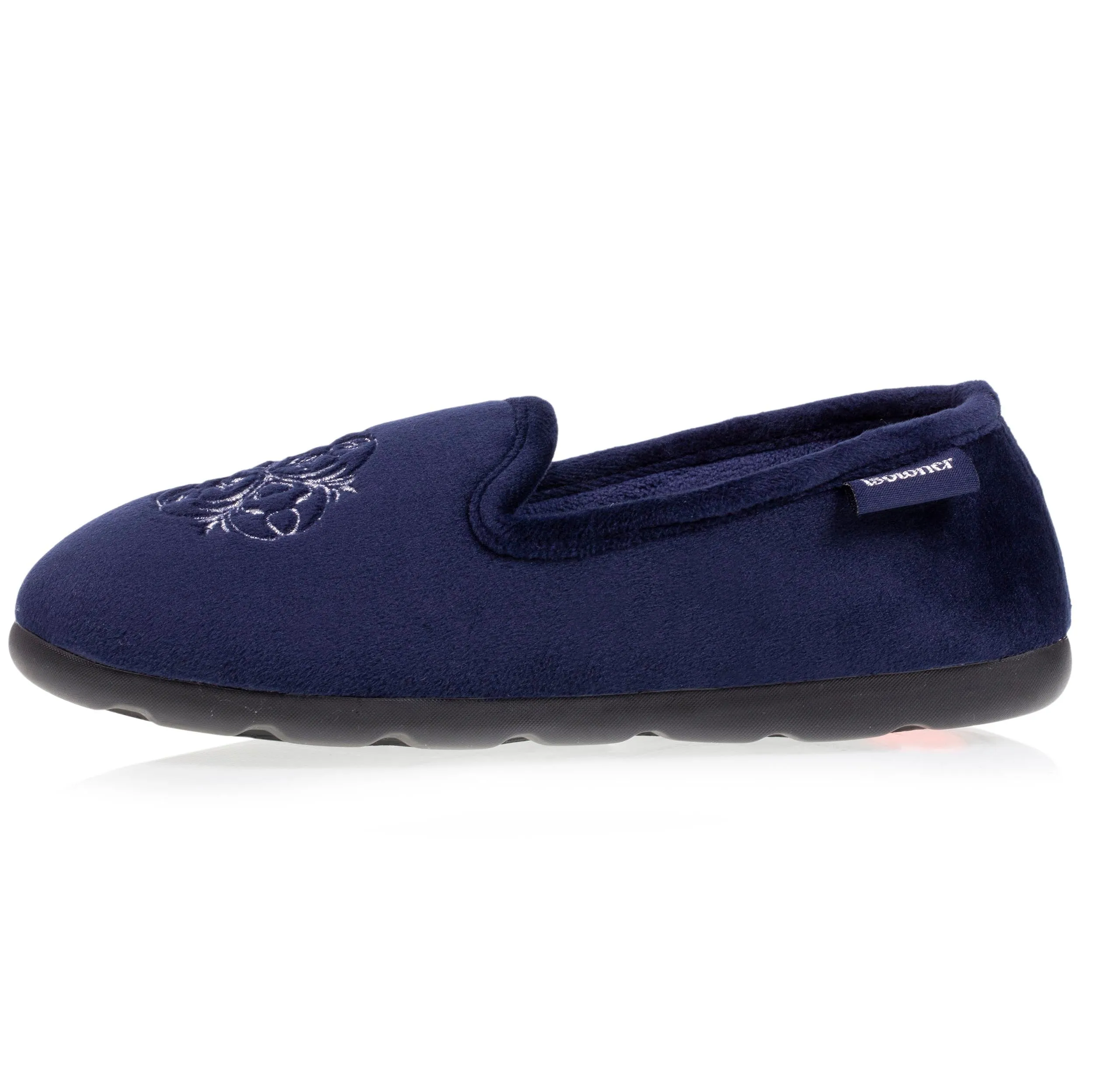 Chaussons charentaises Femme Marine blason