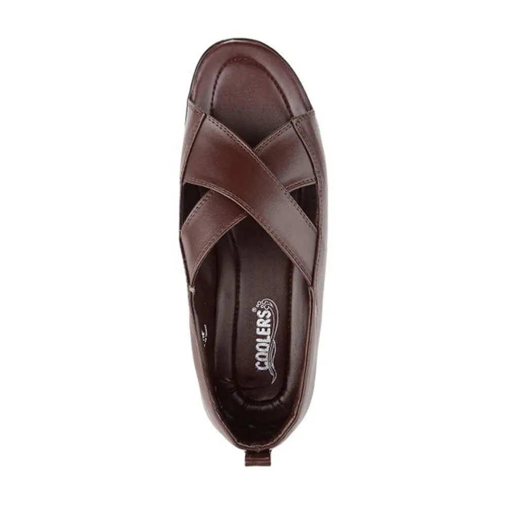 Mens Brown Formal Sandals by Liberty - Coolers 7194-118