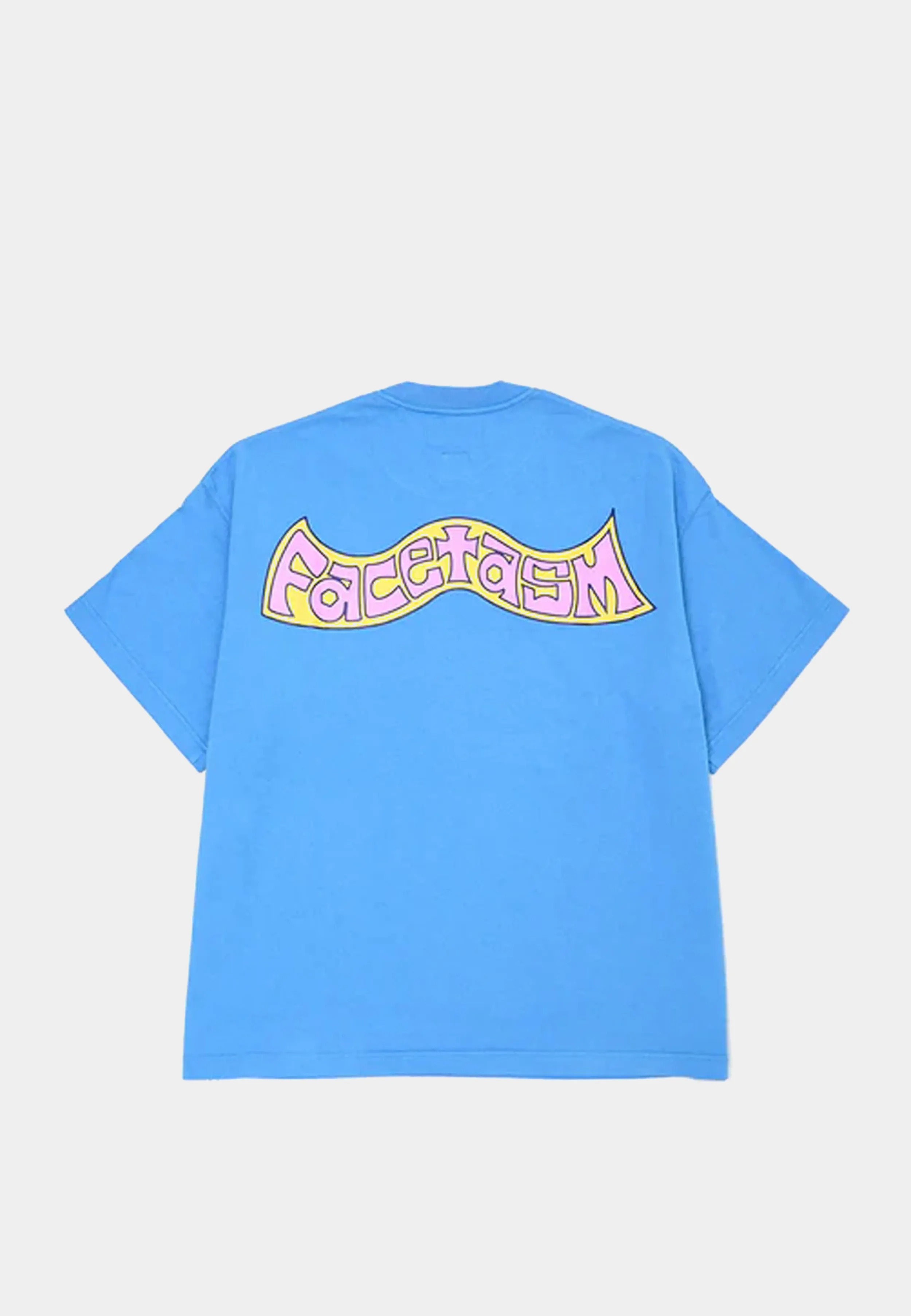 Facetasm Graphic Big Tee Light Blue