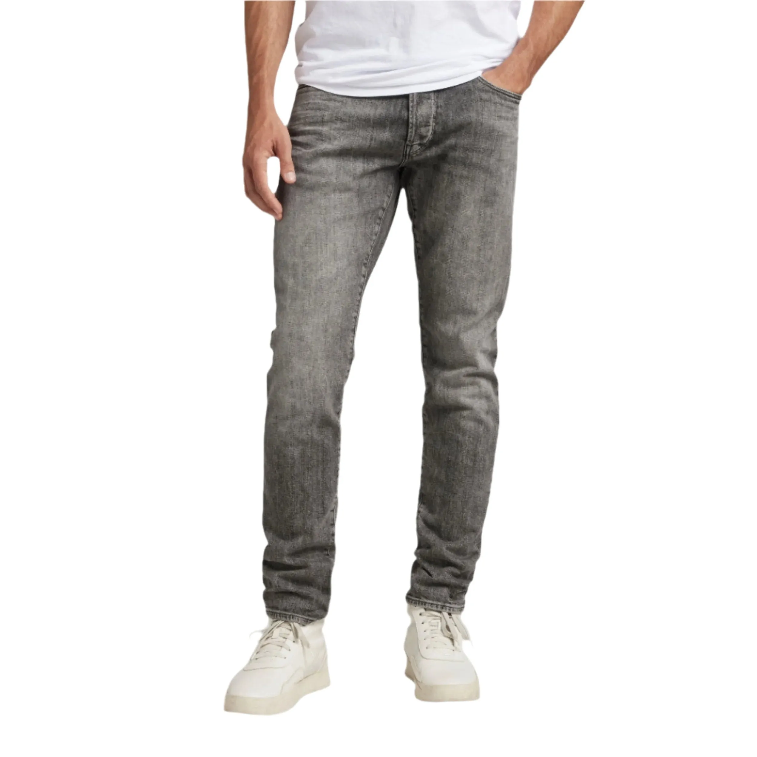 Faded Carbon 3301 Slim Jeans