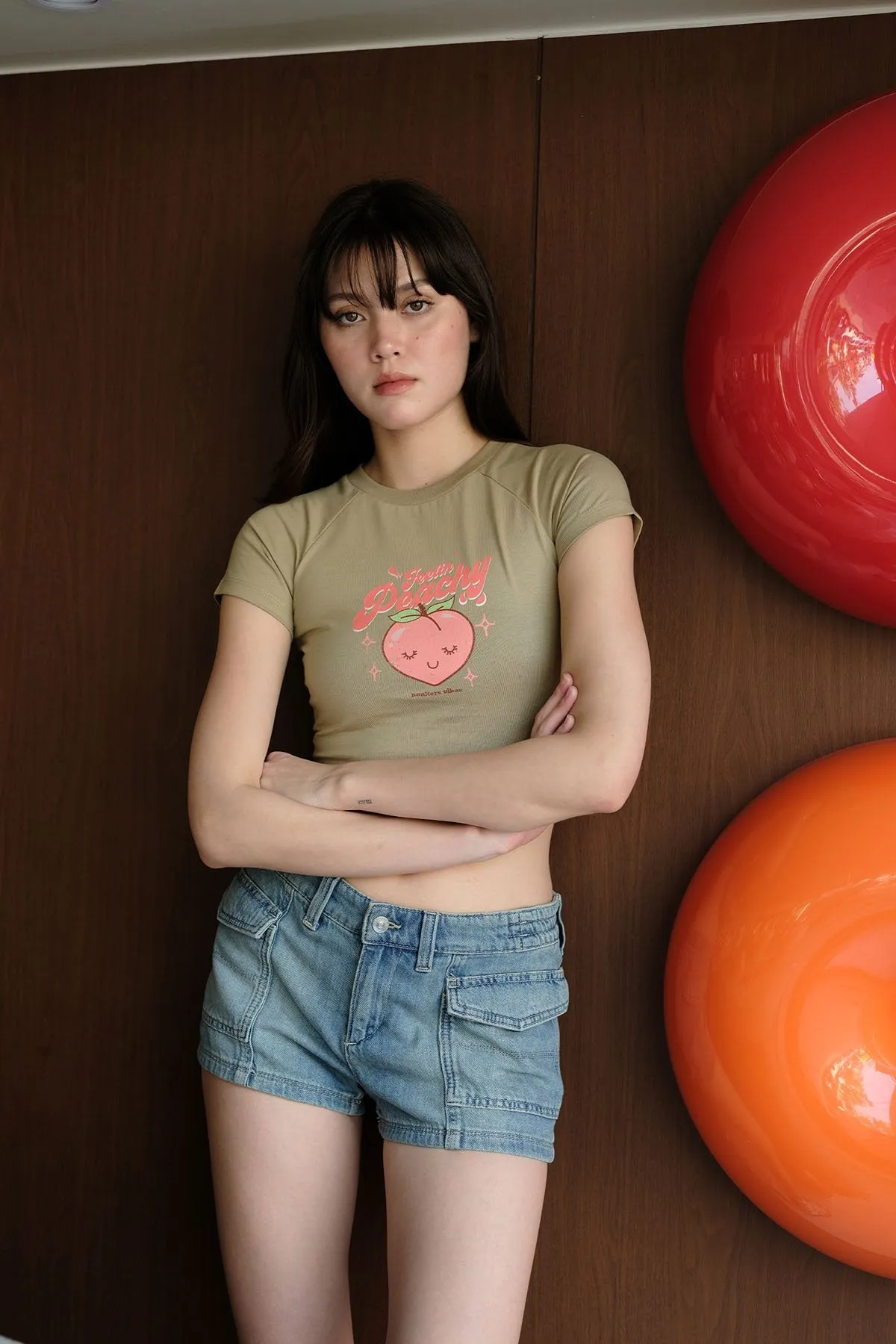 Feelin Peachy Baby Tee