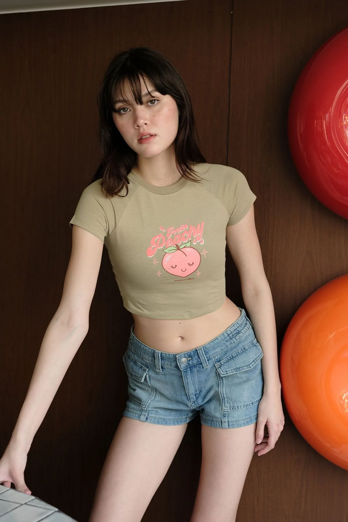 Feelin Peachy Baby Tee