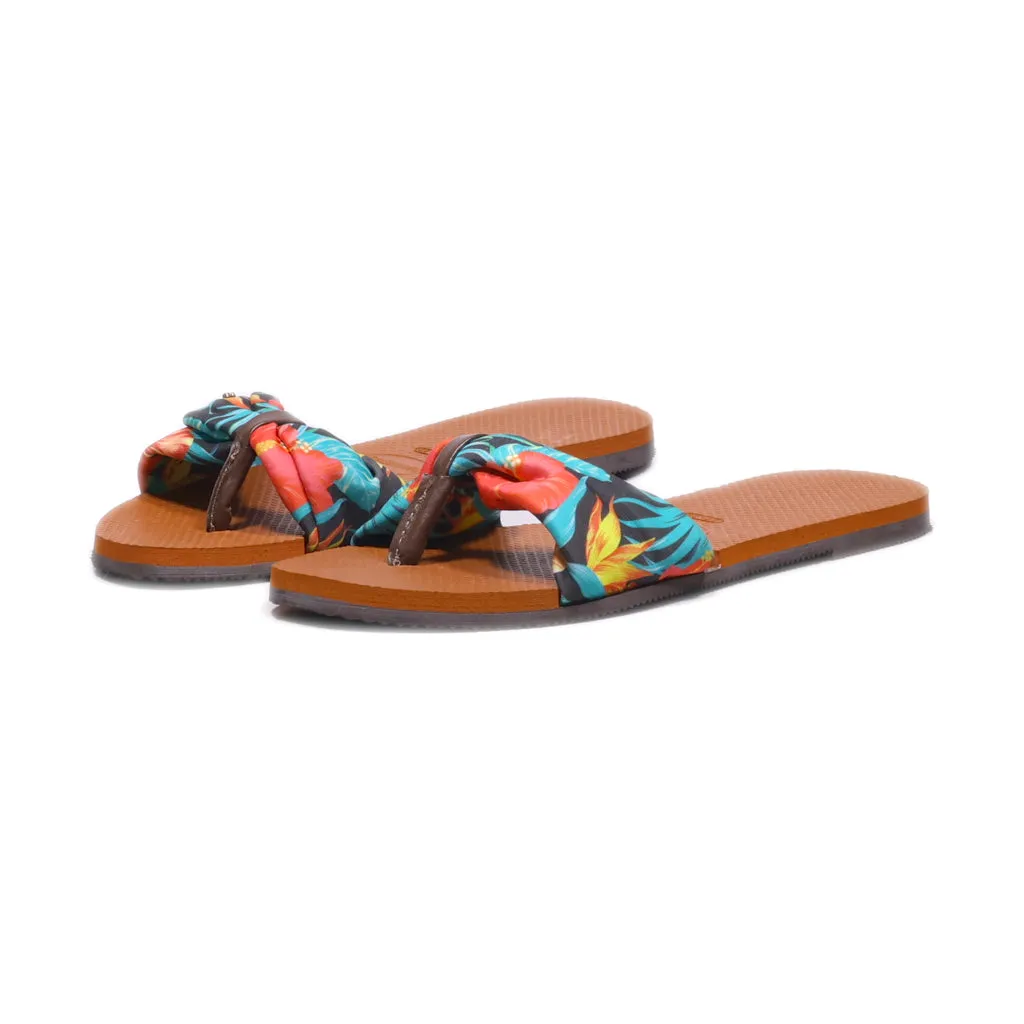 Havaianas Flat Sandals Fabric Multicolour Colour For Women