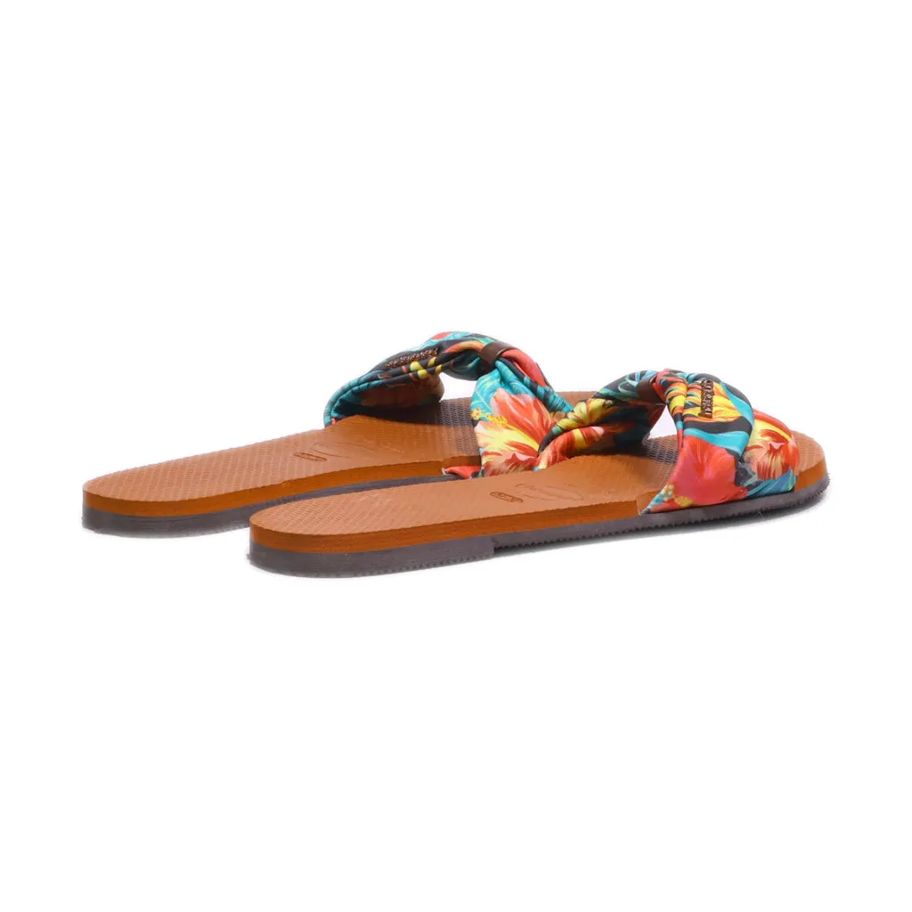 Havaianas Flat Sandals Fabric Multicolour Colour For Women