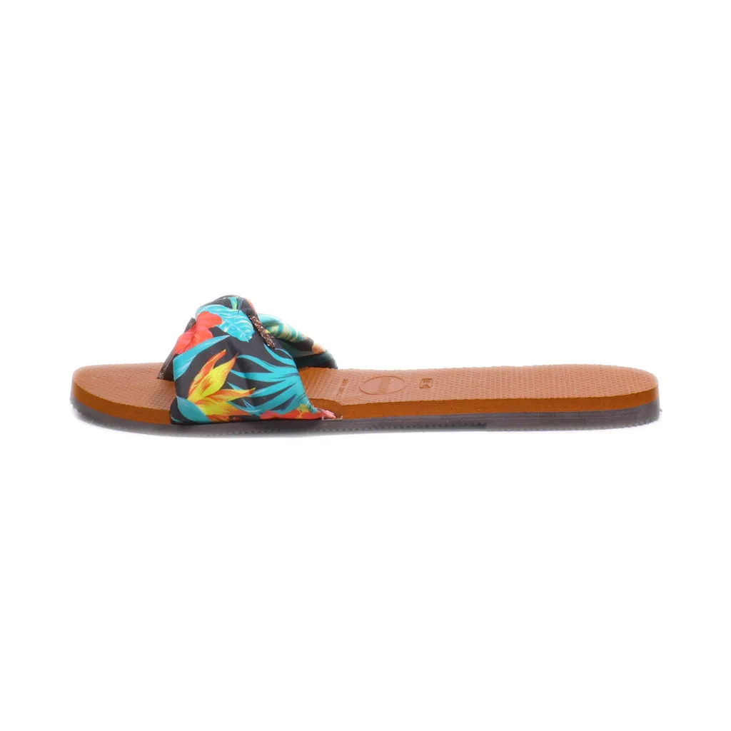 Havaianas Flat Sandals Fabric Multicolour Colour For Women
