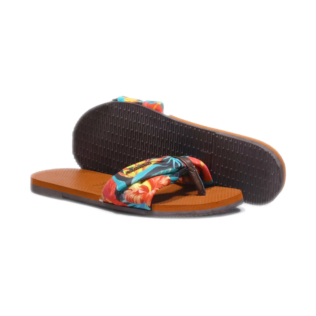 Havaianas Flat Sandals Fabric Multicolour Colour For Women