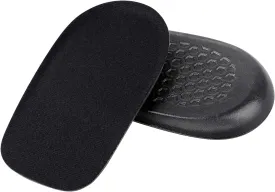 Heel Lifts, Gel Height Increasing Insoles, Soft Shoe Lifts for Uneven Legs, Shoe Lifts for Women, 0.6 Inch Heel Lifts for Leg Length Discrepancy, Comfort Half Foot Insoles for Heel Pain, Black