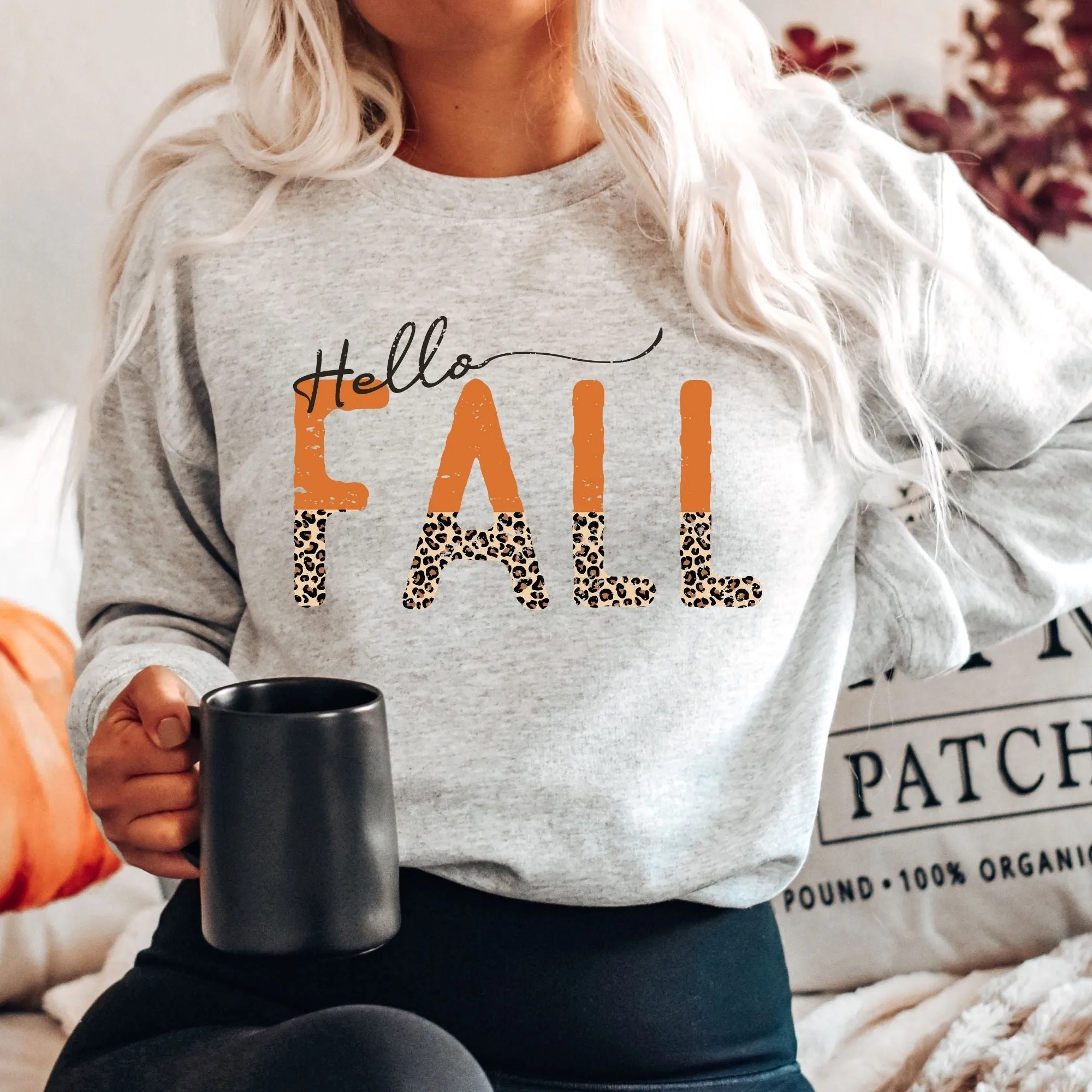 Hello Fall Crewneck Sweatshirt