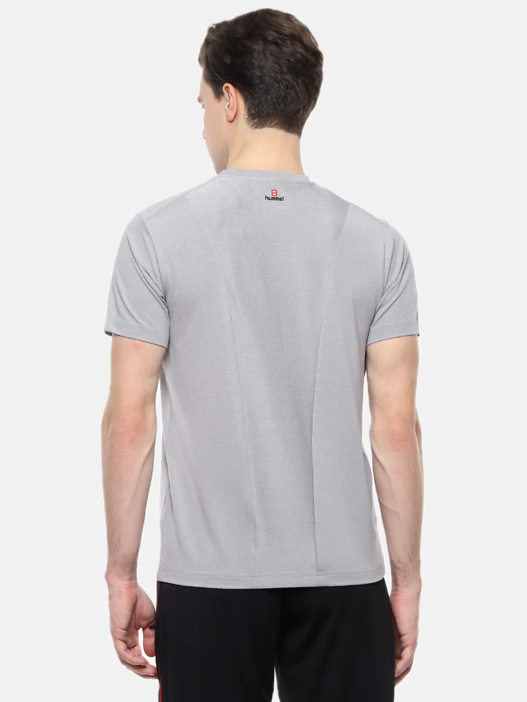 Hummel Ethel Men Grey Recycle T-Shirt