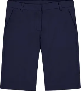 IZOD Girls' School Uniform Skinny Bermuda Twill Short