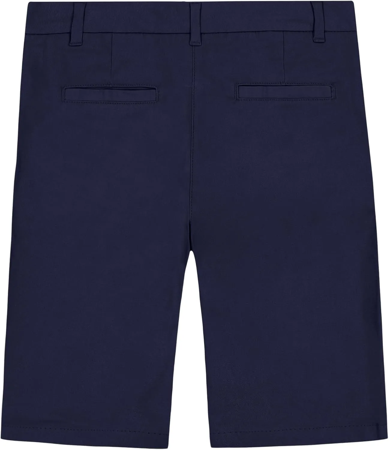 IZOD Girls' School Uniform Skinny Bermuda Twill Short
