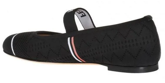 Logo Ballet Flats - Black or Red