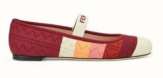 Logo Ballet Flats - Black or Red