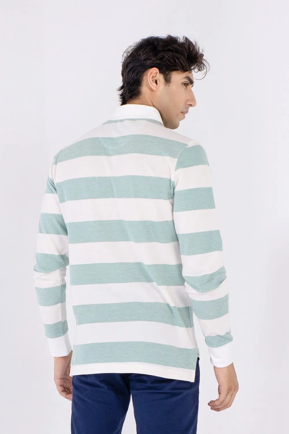 Men's Full Sleeve Fashion Polo