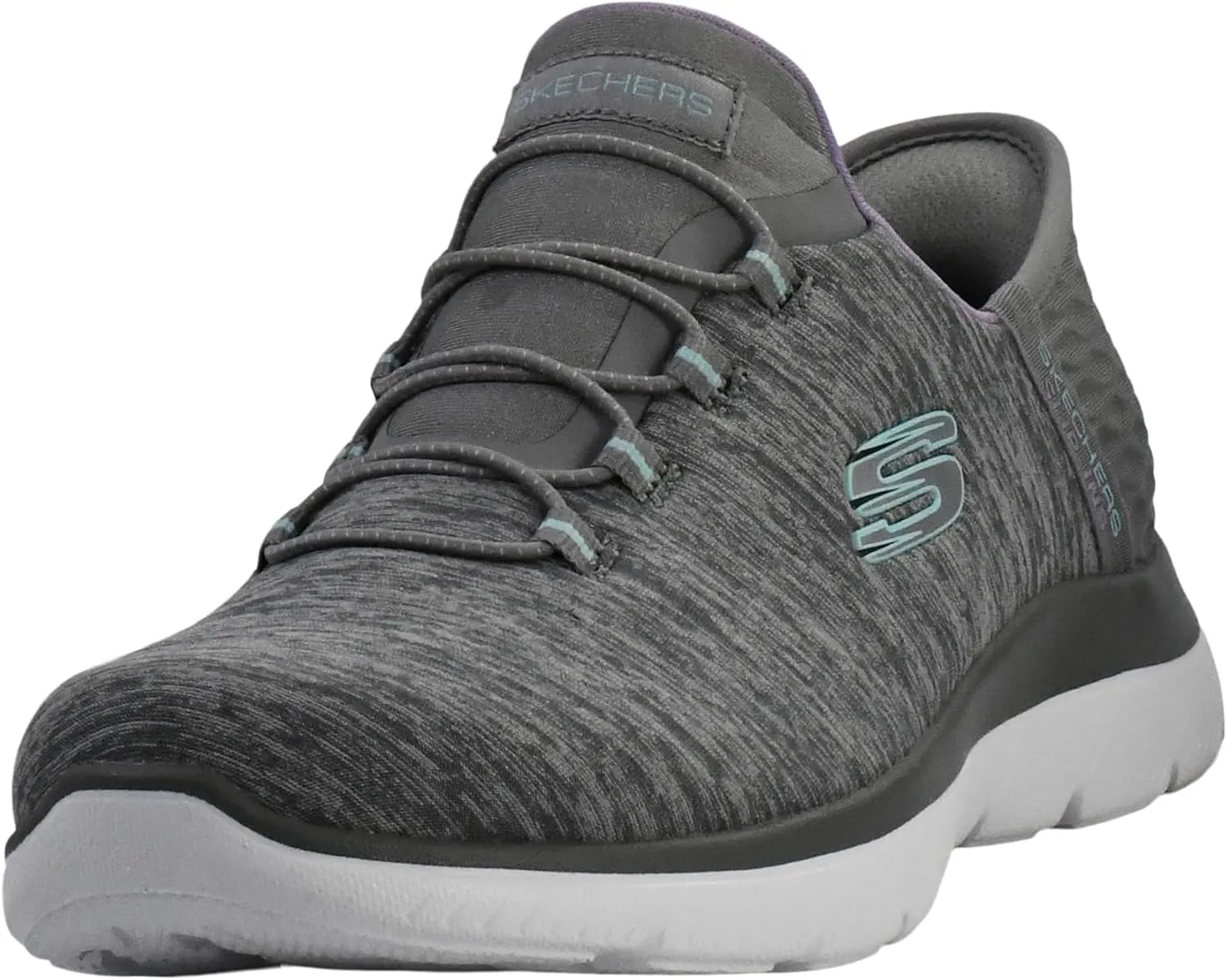 Skechers Women's Summits Hands-Free Slip-Ins ?C Memory Foam Insole, Heel Pillow, Vegan Materials Sneakers