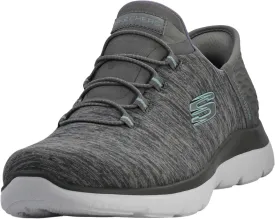 Skechers Women's Summits Hands-Free Slip-Ins ?C Memory Foam Insole, Heel Pillow, Vegan Materials Sneakers
