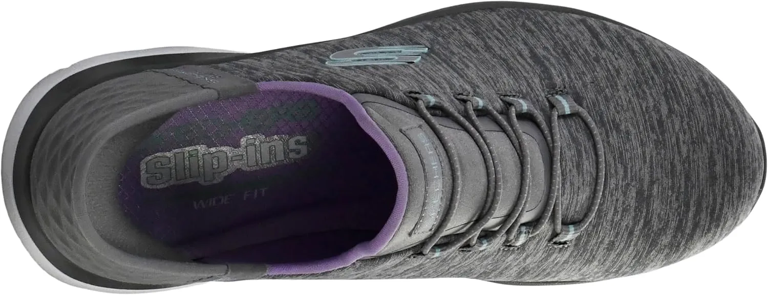 Skechers Women's Summits Hands-Free Slip-Ins ?C Memory Foam Insole, Heel Pillow, Vegan Materials Sneakers