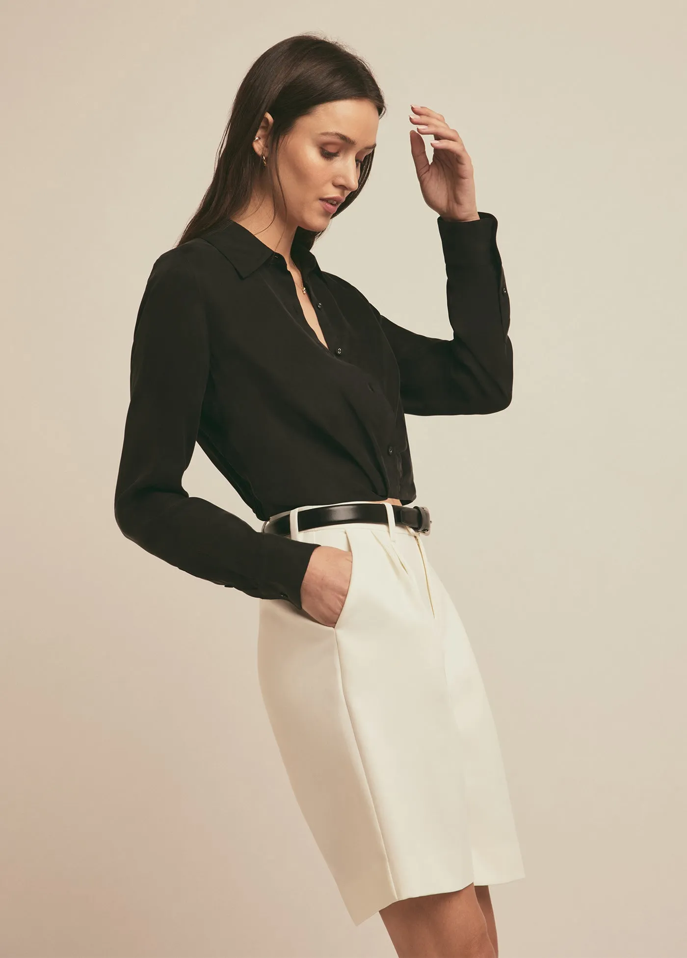 The Low Favorite Bermuda Shorts - Ivory