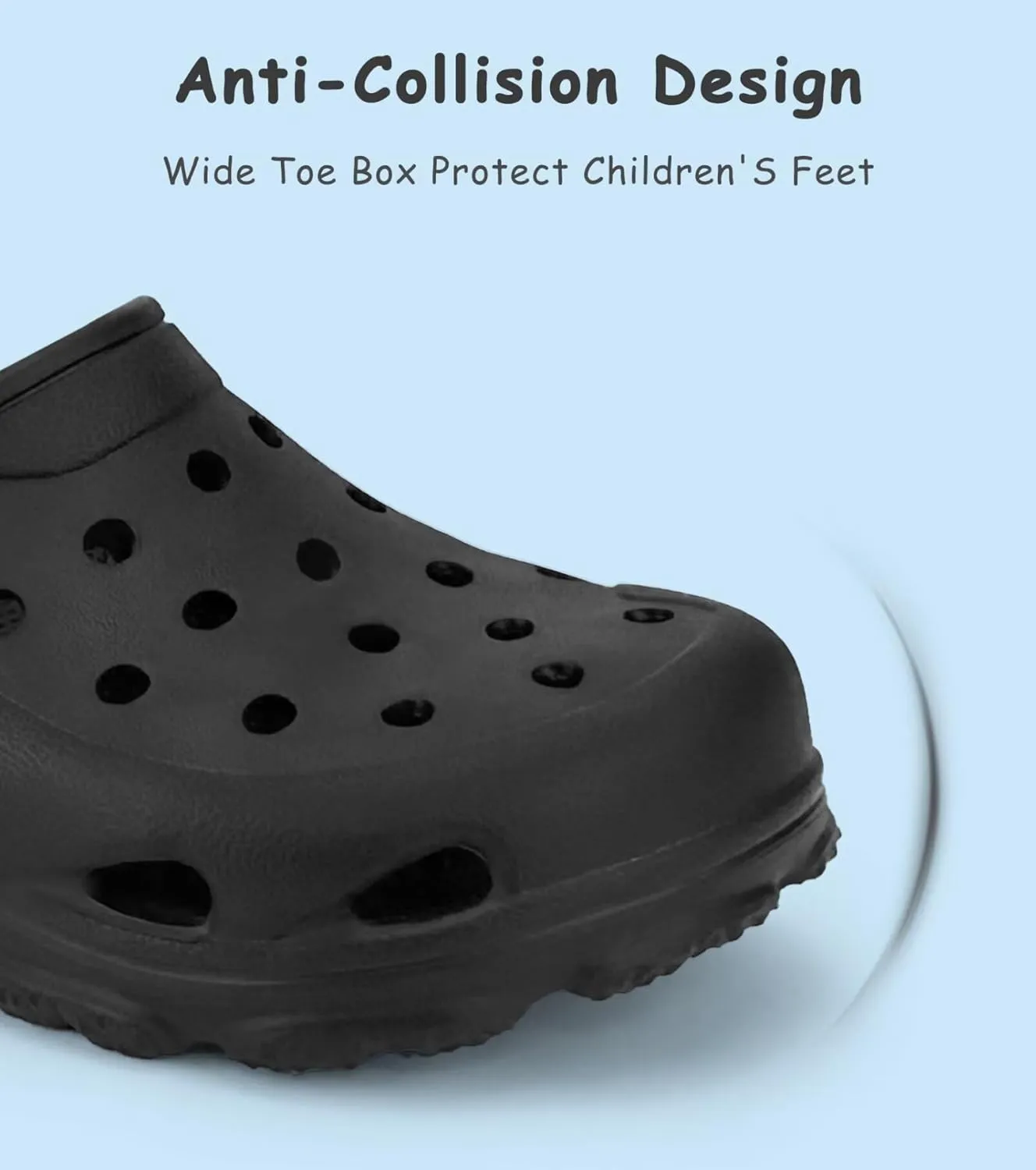 Toddler Kids Classic Clogs Boys Girls Slip on Sandals Water Shoes Light and Durable