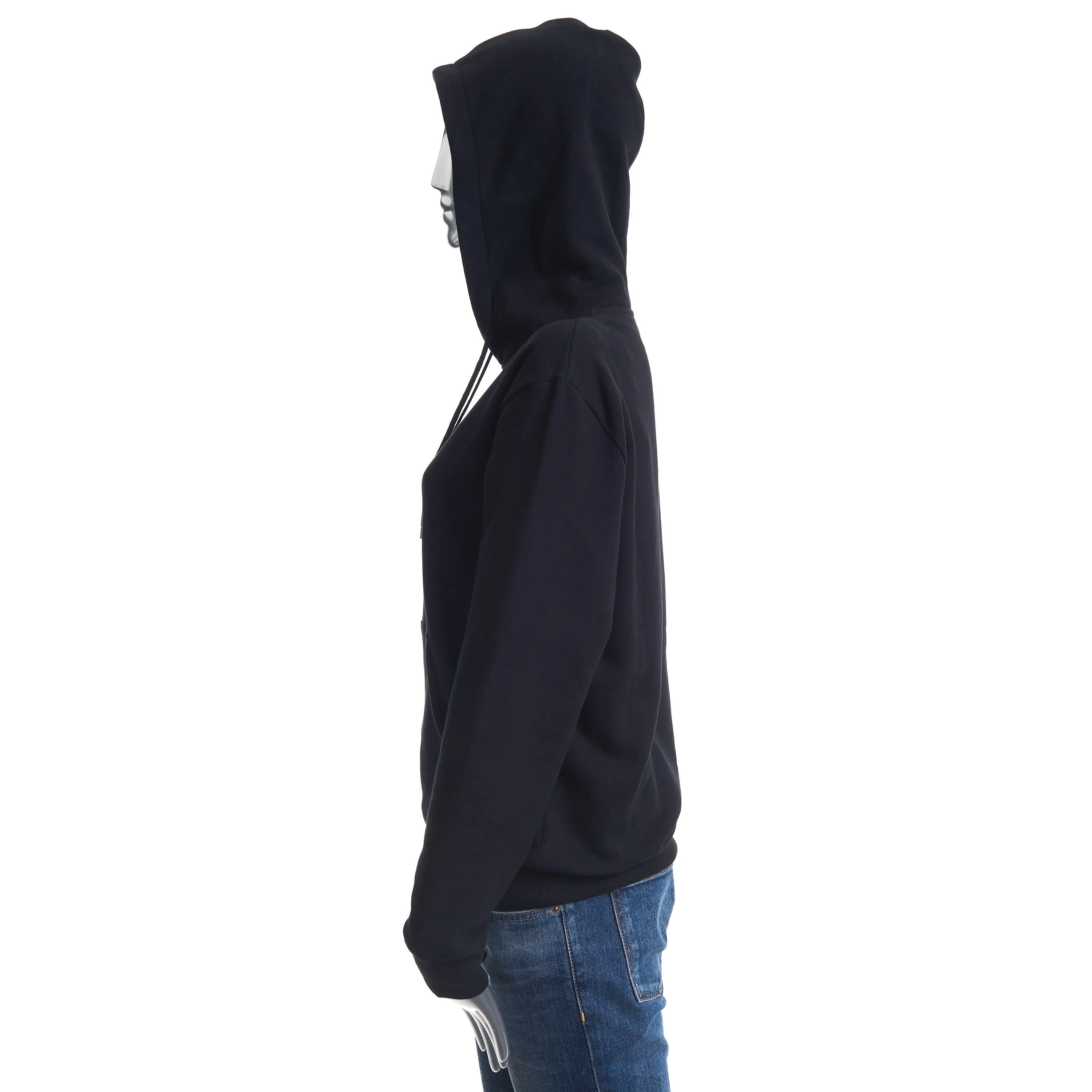 Women's Black Fleece Hoodie - Embroidered Logo