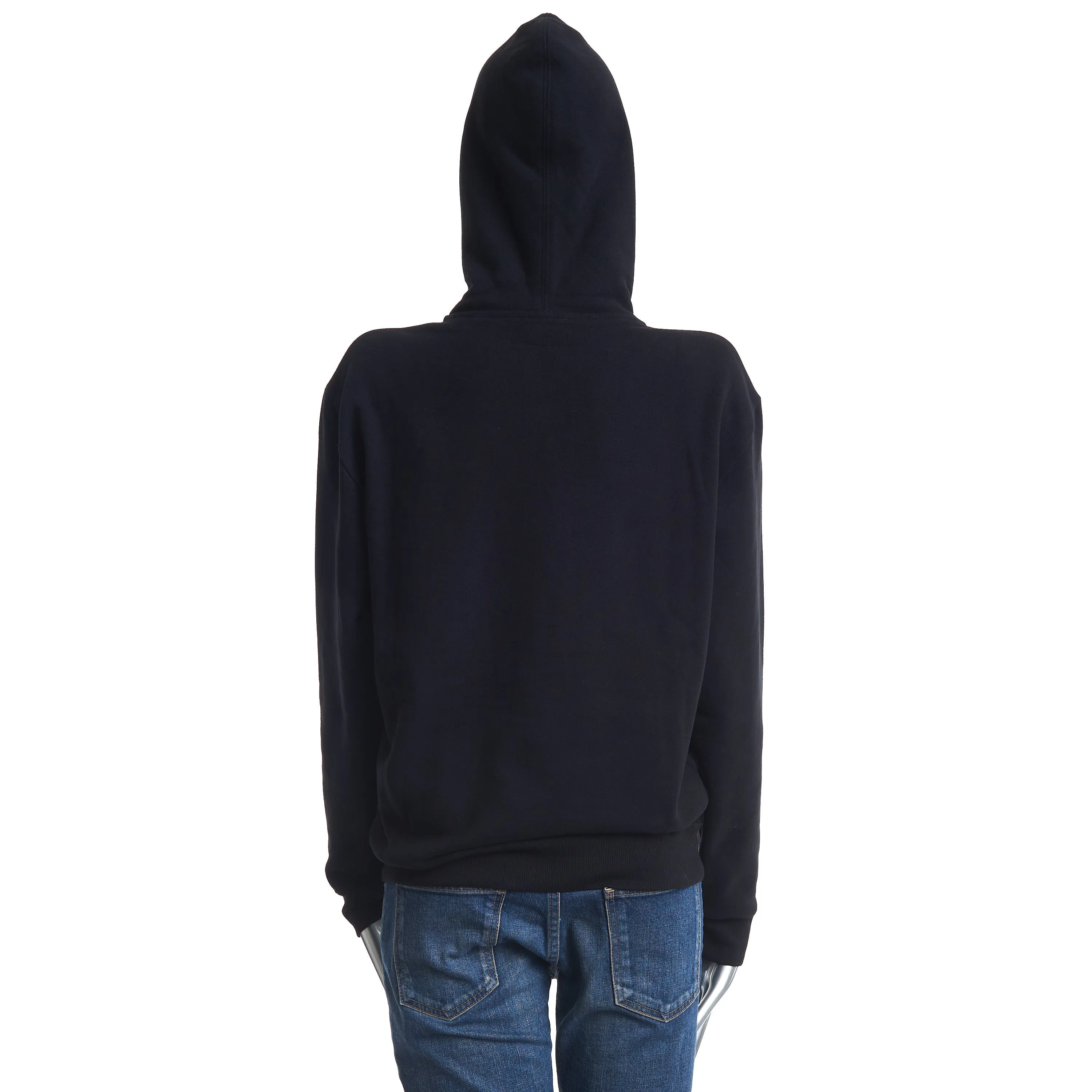 Women's Black Fleece Hoodie - Embroidered Logo