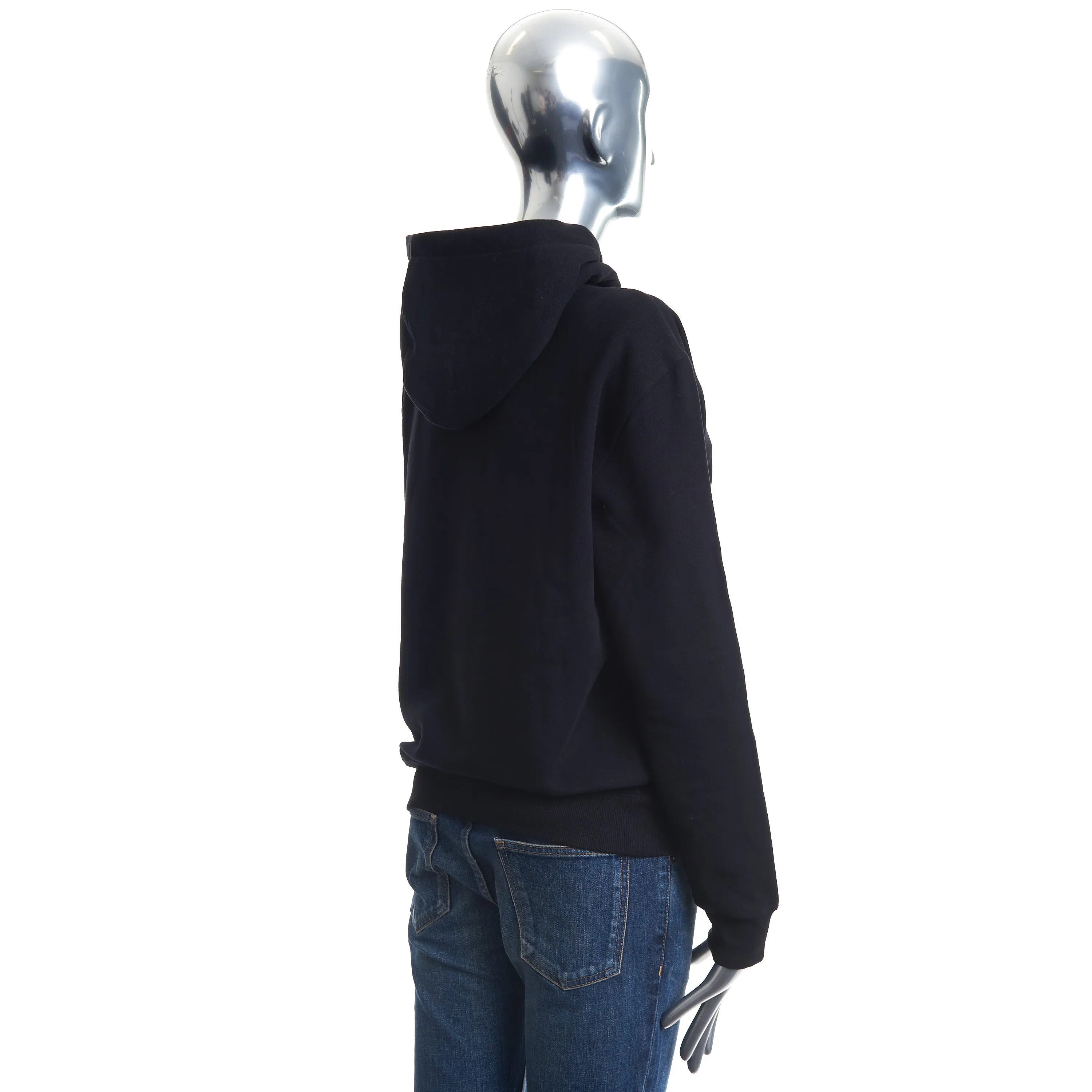 Women's Black Fleece Hoodie - Embroidered Logo